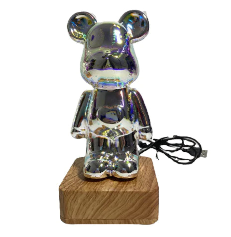 Enchanting Bear 3D Firework Lamp: Illuminate Your Space with a Magical Glow