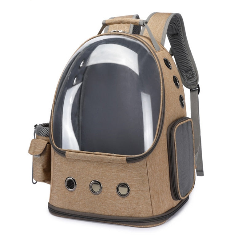 Futuristic Space Capsule Cat Backpack: Comfort Meets Style for Your Pet's Adventures