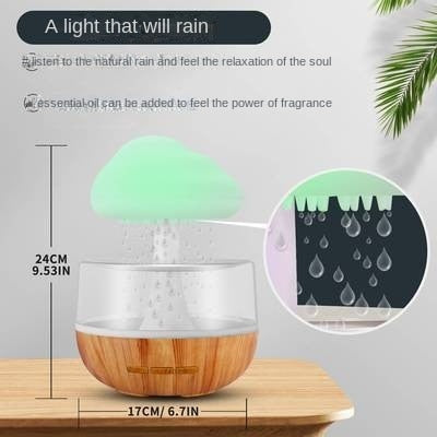 Desktop Rain Cloud Humidifier: Soothing Moisture for Your Indoor Environment