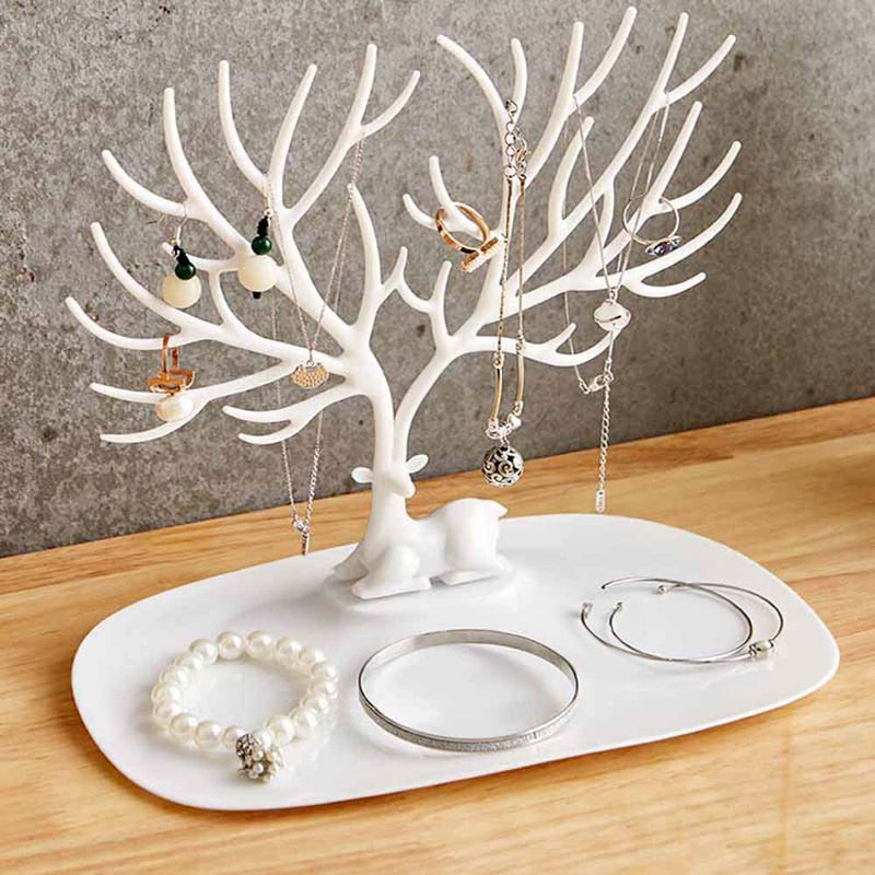 Stunning Deer Jewelry Stand: Perfect Organizer for Your Treasures