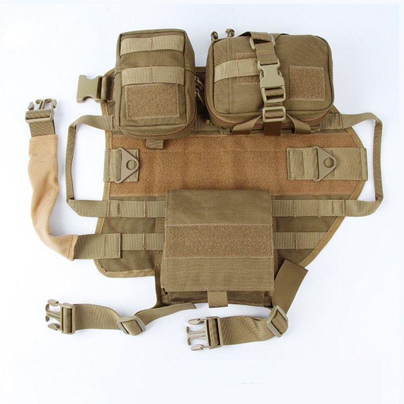 Rugged Tactical Military Dog Harness: Durable Support for Working Dogs