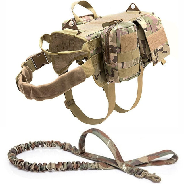 Rugged Tactical Military Dog Harness: Durable Support for Working Dogs