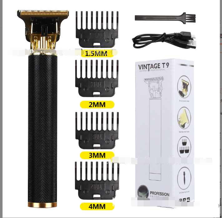 Vintage Style USB Electric Hair Trimmer: Classic Design Meets Modern Convenience