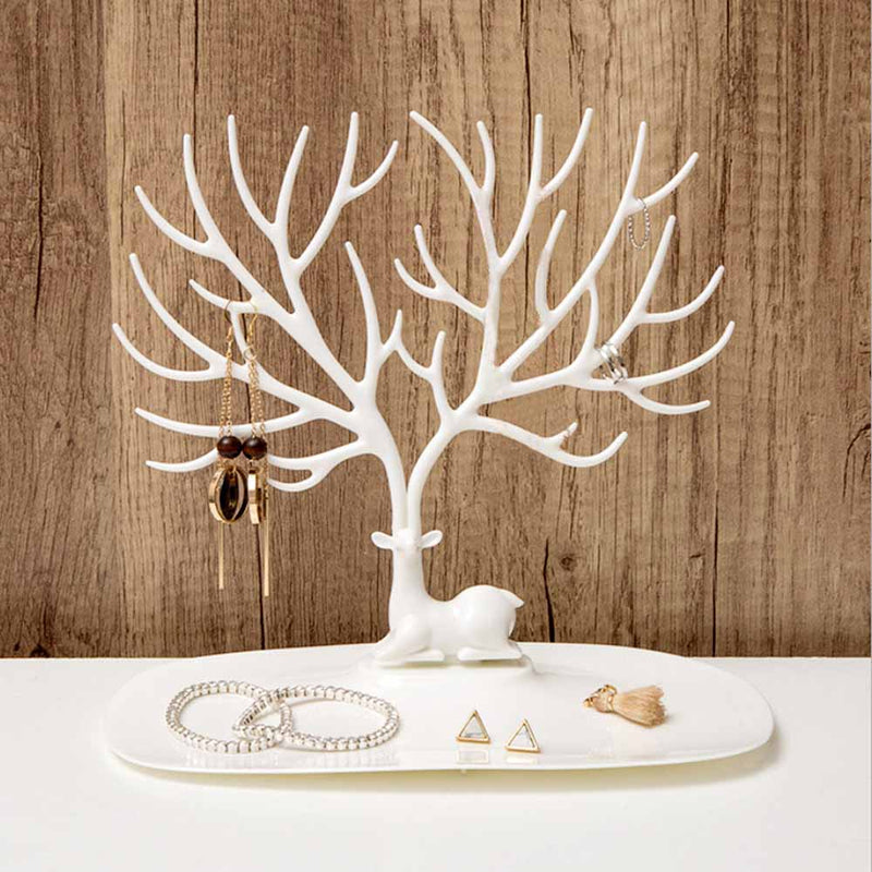 Stunning Deer Jewelry Stand: Perfect Organizer for Your Treasures