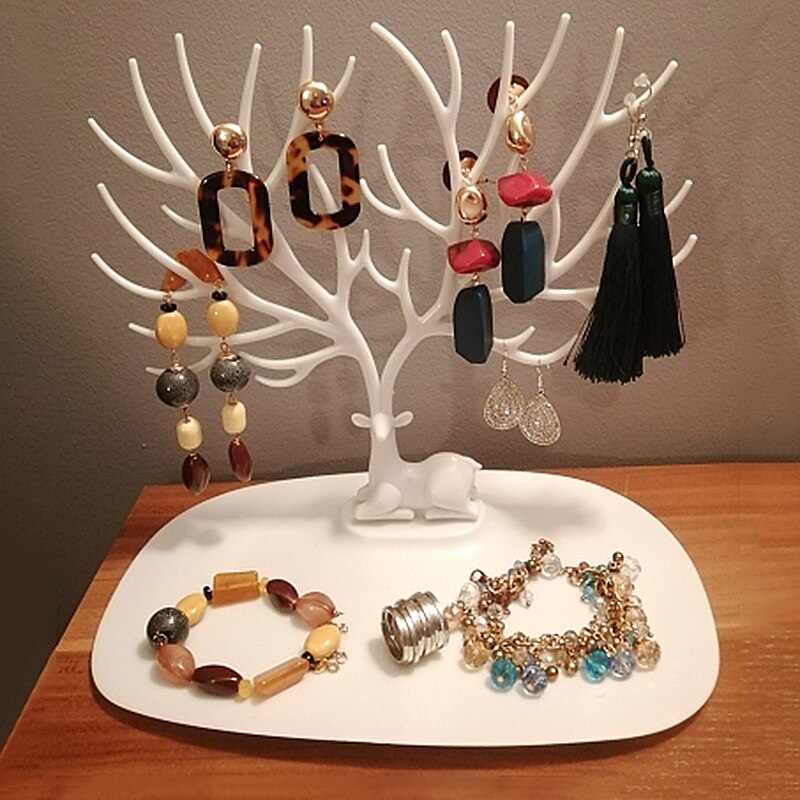 Stunning Deer Jewelry Stand: Perfect Organizer for Your Treasures