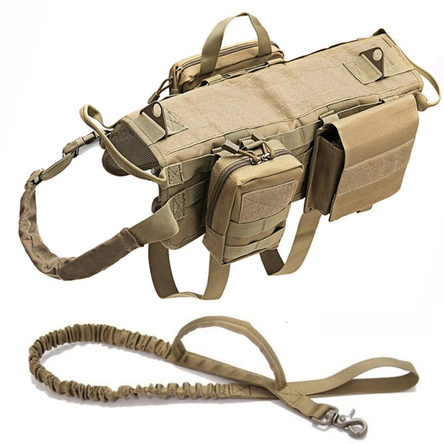 Rugged Tactical Military Dog Harness: Durable Support for Working Dogs