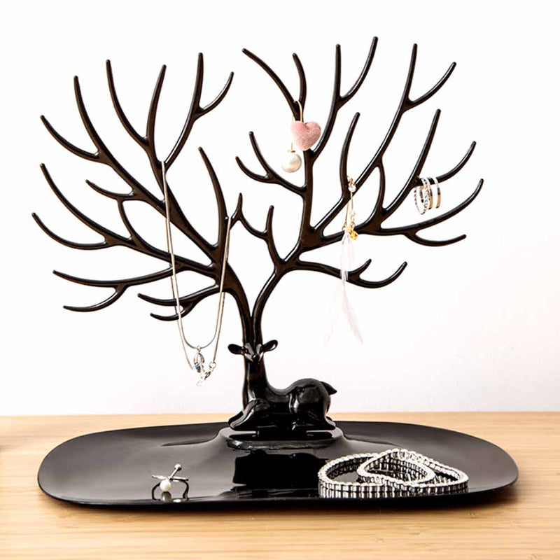 Stunning Deer Jewelry Stand: Perfect Organizer for Your Treasures