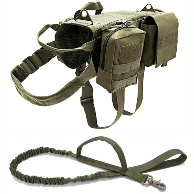 Rugged Tactical Military Dog Harness: Durable Support for Working Dogs