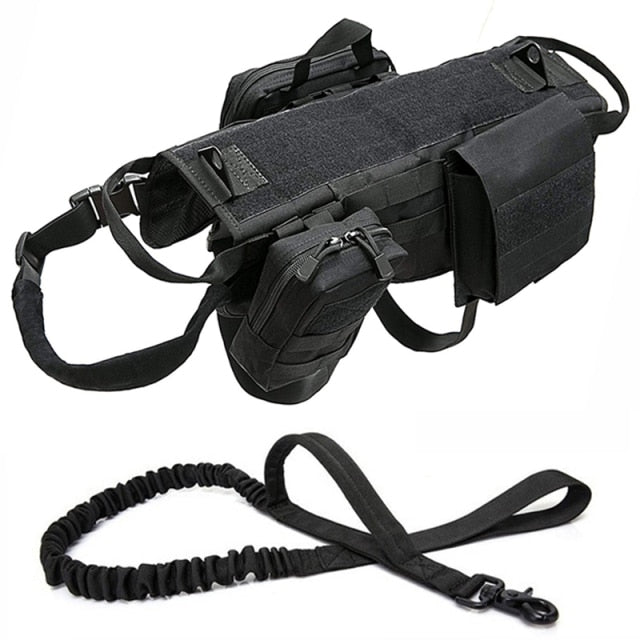 Rugged Tactical Military Dog Harness: Durable Support for Working Dogs