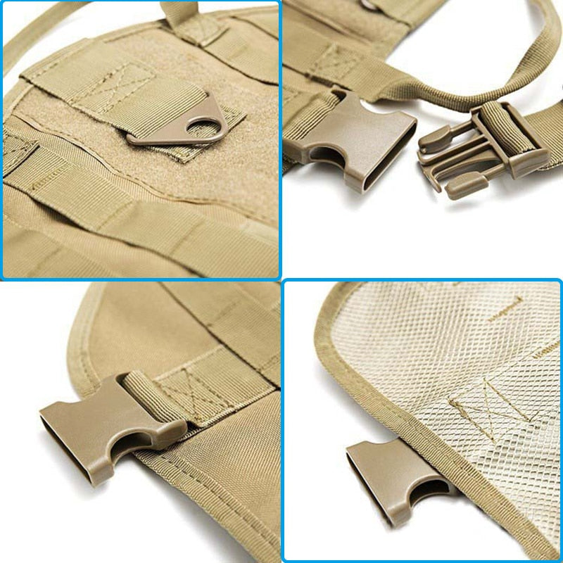 Rugged Tactical Military Dog Harness: Durable Support for Working Dogs